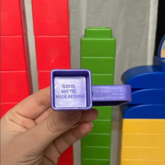 Mattel Fisher Price Trio Junior Primary Colors My 1st First Building Blocks Set - Picture 7 of 7